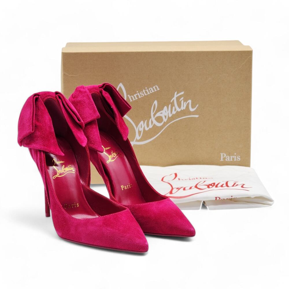 Christian Louboutin Rabakate Pumps 100mm - Suede - Pink - 36 $995